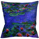 Подушка декоративная с цветочным принтом Impressionism in Art варинант исполнения - 2 | Loft Concept в Уфе