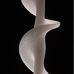 Люстра с белым скрученным плафоном Golden Swirl варинант исполнения - 6 | Loft Concept в Уфе