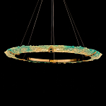 Люстра в форме кольца с цветочным декором Warm Heavenly Light варинант исполнения - 3 | Loft Concept в Уфе