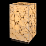 Торшер прямоугольный из натурального камня Calcite Geometry варинант исполнения - 7 | Loft Concept в Уфе