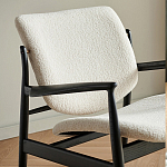 Кресло с каркасом и ножками из древесины и мягкими сиденьем и спинкой Venice варинант исполнения - 8 | Loft Concept в Уфе