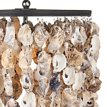 Люстра овальная с подвесками из устричных раковин Sea Ravens варинант исполнения - 1 | Loft Concept в Уфе