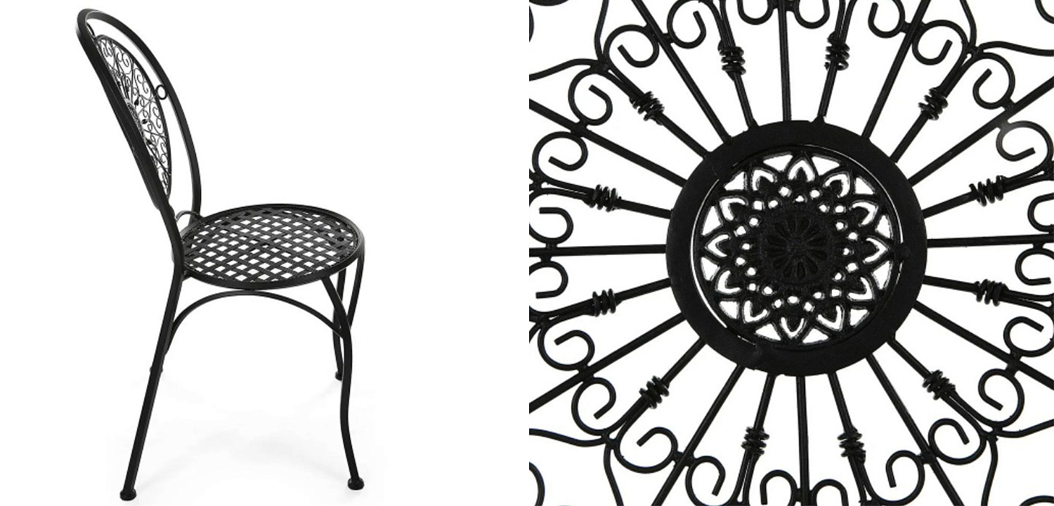 Стул Forged Patterns Anita Black Стул Forged Patterns Anita Black - Loft-Concept в Уфе
