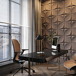 Гипсовая 3D панель с принтографией PM-22 варинант исполнения - 3 | Loft Concept в Уфе