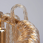 Люстра с подвесными рифлеными стеклянными трубками Nembus варинант исполнения - 9 | Loft Concept в Уфе