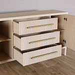 Буфет Primo с тремя ящиками и двумя фасадами Светлый дуб варинант исполнения - 5 | Loft Concept в Уфе