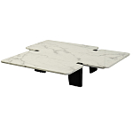 Стол журнальный низкий с фигурной столешницей Threshold варинант исполнения - 1 | Loft Concept в Уфе