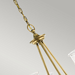 Люстра с прозрачными плафонами из пузырчатого стекла Kichler варинант исполнения - 5 | Loft Concept в Уфе