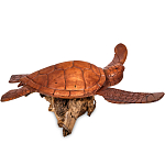 Статуэтка деревянная в виде морской черепахи Marine Reptiles варинант исполнения - 2 | Loft Concept в Уфе