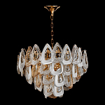 Люстра с многослойными белыми и прозрачными подвесками Character Chandelier варинант исполнения - 1 | Loft Concept в Уфе