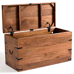 Деревянный сундук из массива манго Mango Wooden Chest Brown варинант исполнения - 5 | Loft Concept в Уфе