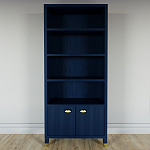 Книжный Стеллаж Elsa Dreams Blue с задней стенкой варинант исполнения - 5 | Loft Concept в Уфе