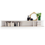 Дизайнерская подвесная полка Gio Ponti D.355.1 - D.355.2 Hanging Bookcase варинант исполнения - 1 | Loft Concept в Уфе