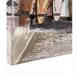 Панно декоративное в морском стиле Seascape and Surfing I варинант исполнения - 3 | Loft Concept в Уфе