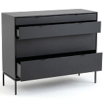 Комод из металла и кожи Guarin Chest of Drawers варинант исполнения - 3 | Loft Concept в Уфе