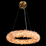 Люстра кольцевая с частичками натурального горного хрусталя Crystal Shimmer варинант исполнения - 1 | Loft Concept в Уфе