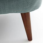 Кресло бирюзовое Pauley Turquoise Armchair варинант исполнения - 4 | Loft Concept в Уфе