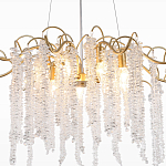 Люстра c подвесками из прозрачного хрусталя Диаметр 85 см FAIRYTREE Light варинант исполнения - 4 | Loft Concept в Уфе