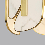 Люстра с мраморными вставками Marble Plates варинант исполнения - 4 | Loft Concept в Уфе