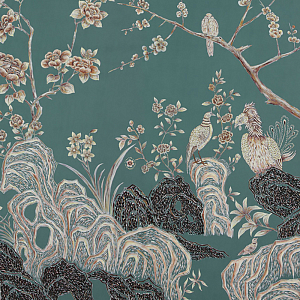 Обои ручная роспись Coco coromandel Sung Green