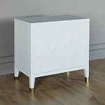 Прикроватная тумбочка с полкой Elsa Dreams White варинант исполнения - 4 | Loft Concept в Уфе