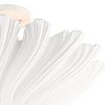 Потолочный светильник белый с рельефным абажуром Feminine Shape варинант исполнения - 1 | Loft Concept в Уфе