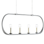 Люстра линейная в овальной раме Traditional Clean Lines варинант исполнения - 2 | Loft Concept в Уфе