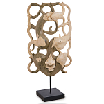 Маска ручной работы деревянная резная Roots Мask варинант исполнения - 1 | Loft Concept в Уфе