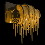 Бра с перфорированными металлическими дугами и цепочками 22 см Atlantis Chain варинант исполнения - 2 | Loft Concept в Уфе