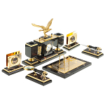 Настольный письменный набор из яшмы и долерита в подарочной упаковке Manager Organizer варинант исполнения - 4 | Loft Concept в Уфе