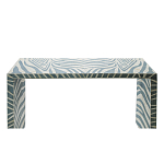 Консоль Дизайнерская Kenya Console ZEBRA Bone Inlay blue варинант исполнения - 2 | Loft Concept в Уфе