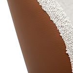 Стул мягкий с обивкой из рогожки и экокожи Contrasting Performance варинант исполнения - 3 | Loft Concept в Уфе