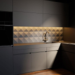 Гипсовая 3D панель с принтографией PM-104 варинант исполнения - 2 | Loft Concept в Уфе