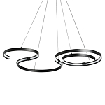 Люстра подвесная светодиодная в виде волнообразной ленты Ribbon Vortex варинант исполнения - 1 | Loft Concept в Уфе