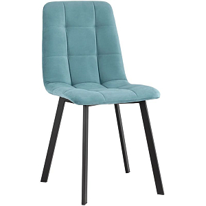 Стул NANCY S Chair Голубой велюр