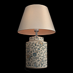 Настольная лампа цилиндрическая с цветочной росписью Lamp Flower Painting варинант исполнения - 5 | Loft Concept в Уфе