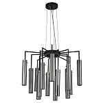 Люстра со стеклянными цилиндрическими плафонами Luminous Cylinders Smoky варинант исполнения - 2 | Loft Concept в Уфе