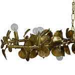 Линейная люстра Brass Eucalyptus Branches Lighting Chandelier варинант исполнения - 2 | Loft Concept в Уфе