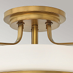 Потолочный светильник с круглым матовым белым плафоном Hinkley варинант исполнения - 2 | Loft Concept в Уфе