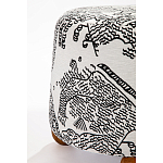 Пуф Wakonda с Круглыми ножками Черно-Белый орнамент варинант исполнения - 3 | Loft Concept в Уфе