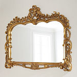 Зеркало настенное в ажурной раме в стиле барокко Ornate Ornaments варинант исполнения - 2 | Loft Concept в Уфе