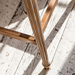 Барный стул из массива бука светло-зеленый с растительным орнаментом Raffael Angel Green Bar stool варинант исполнения - 5 | Loft Concept в Уфе