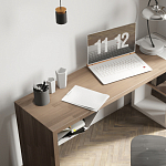 Письменный стол прямоугольный с полочкой под столешницей EcoComb варинант исполнения - 3 | Loft Concept в Уфе