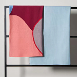 Плед из хлопка с абстрактным принтом Elysian Flow Ember варинант исполнения - 6 | Loft Concept в Уфе