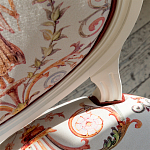 Стул из массива бука бежевый с растительным орнаментом Raffael Angel Beige Chair варинант исполнения - 3 | Loft Concept в Уфе