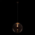 Подвесной светильник со стеклянным прозрачным плафоном в форме шара и золотыми металлическим акцентами 30 ClassiCon варинант исполнения - 3 | Loft Concept в Уфе