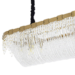 Люстра с хрустальными подвесками Riche Crystal Metal Chandelier 12 варинант исполнения - 3 | Loft Concept в Уфе