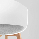 Стул из пластика с мягким сиденьем Eames варинант исполнения - 6 | Loft Concept в Уфе