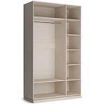 Шкаф 3-х дверный с зеркальными дверями Satin Furniture варинант исполнения - 2 | Loft Concept в Уфе