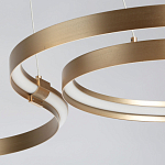 Люстра подвесная светодиодная в виде волнообразной ленты Ribbon Vortex варинант исполнения - 18 | Loft Concept в Уфе